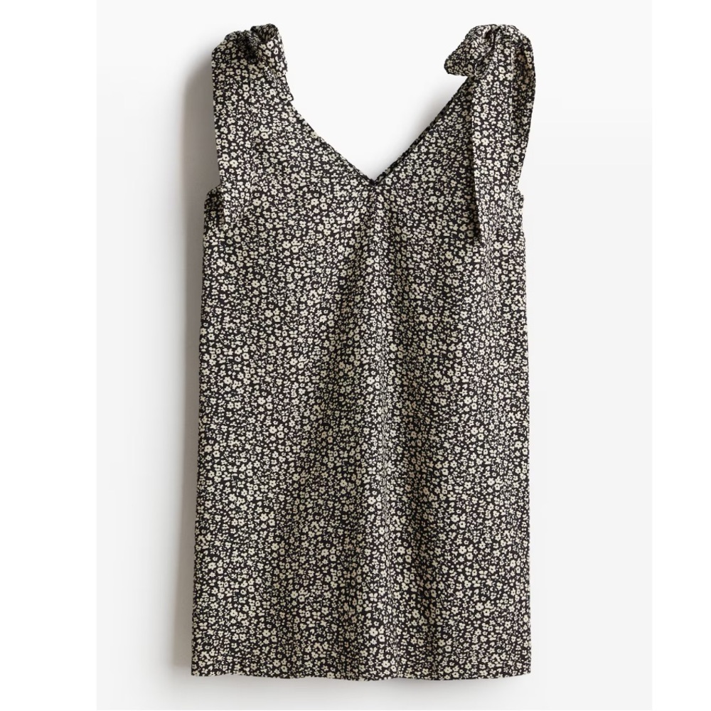NWT H&M A-Line Tie-Strap Dress FLORAL